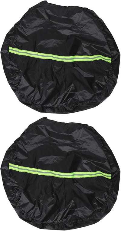Bandenhoezen - Wielbeschermers - Banden beschermen - Reflecterende biezen - 81 x 81 x 30 cm - Multi