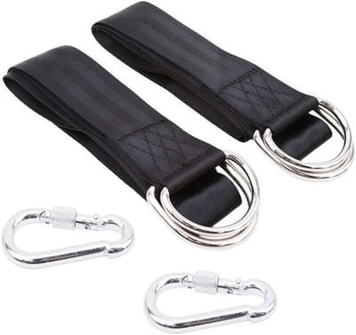 Schommel Hanger Kit - Hangmat Ophanging - Buiten Ontspannen - Verstelbare Lengte - 3 meter - Zwart