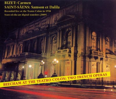 Madeira, Taddei, Vinay, Teatro Colon - Bizet: Carmen/Saint-Säens: Samson Et Dalila (4 CD)