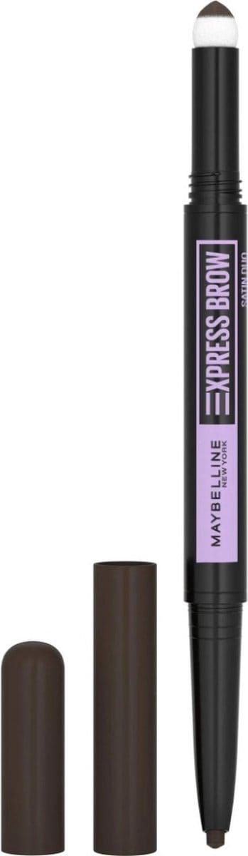 Maybelline New York - Express Brow Duo - 05 Black Brown - Bruin Wenkbrauwpotlood en Poeder