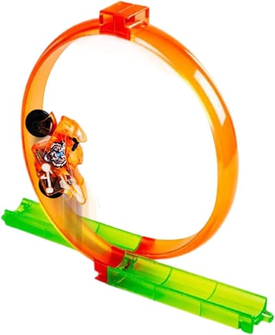 Racebaan Motor Speelgoed - Stuntbaan Set - Kinderspel - Traagheidsaangedreven - 26 cm - Uniek