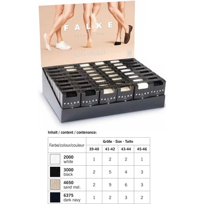 Onzichtbare sokken Falke Step Medium Cut Box