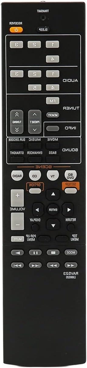 Universele Afstandsbediening voor Audio Video Receiver - Compatibel met RX V571, HTR 3065, HTR 3066 en Meer - Ideaal voor Gemak en Gebruiksvriendelijkheid