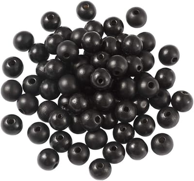 Kralen, natuurlijke ronde bal grote gat losse kralen spacers voor Macrame Garland sieraden armband maken