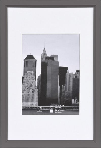 Fotolijst - Henzo - Metallica - Fotomaat 20x30 cm - Donkergrijs