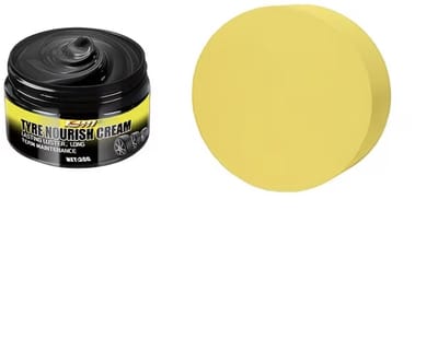 Bandenverzorging Crème – Zwarte Glans – Voor Auto Banden en Kunststof – 30 ml