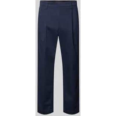 regular fit chino van katoenmix model 'TAAMIR PLEATED'