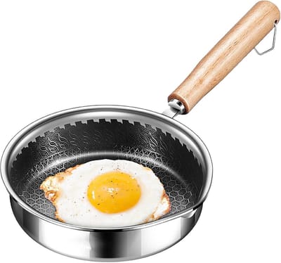 Mini gietijzeren pan 13 cm met handvat - geschikt voor inductie en gas