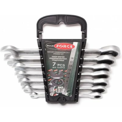 Rockforce RF-51072 - Open Ringsleutel Set - 7 Delig - 8-19 mm
