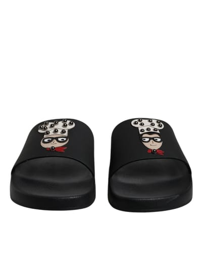 Zwembadsandalen met Cartoonprintstijl