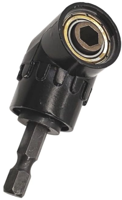 Dailygoods - 105° Hoekschroevendraaieradapter voor Moeilijk Bereikbare Plekken