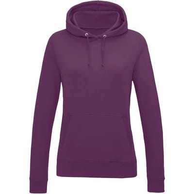 Just Hoods Women´s College Hoodie JH001F - Plum - L