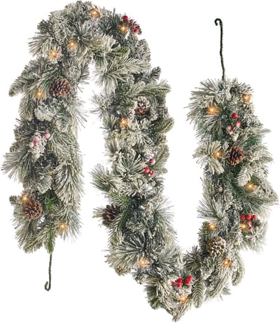 WHITEHORN - Guirlande - Groen - PVC