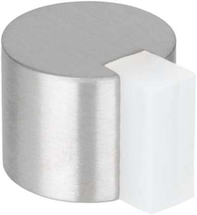 Deurstopper - Zelfklevende stopper - Muren beschermen - Hoge hechting - 24 x 19 mm - Wit