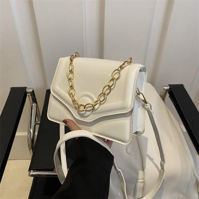 Modieuze en Eenvoudige Effen Kleur Kleine Tas voor Dames In de Lente Nieuwe Veelzijdige Ins Eén-schouder Crossbody Tas Kleine Vierkante Tas