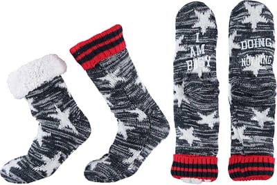 Homesocks met antislip - STARS - one size