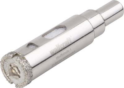 Wolfcraft Diamantgatenzaag "ceramic" Ø 18 Mm, Snijdiepte 45 Mm, Schacht Ø 10 Mm
