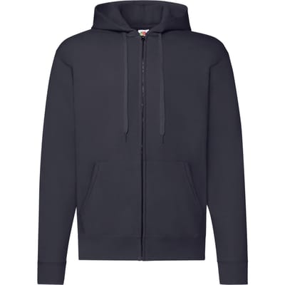 Fruit of the Loom Klassiek capuchonjack voor volwassenen (Deep Navy)
