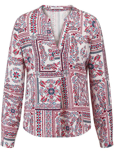 Blouse 3/4-mouwen Van Peter Hahn wit