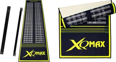 XQMax-Dartmat-Checkout-INCL OCHE-Groen/Zwart-285x60CM