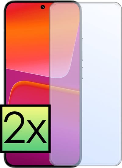 Screenprotector - 2 Stuks - Geschikt voor Xiaomi 13 - Extra Sterk - Beschermglas - Gehard Glas - Tempered Glass - Screen Protector - Bescherm Cover