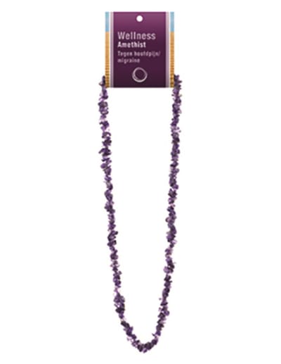 Amethist splitketting + kaart