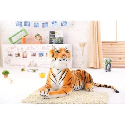 30-120CM Géant Panthère Léopard Noir Tigre Jaune Blanc Peluches Animal en Peluche Coussin Poupée Pour Enfants 30cm
