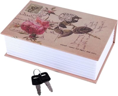 Allecta - Afleidingsboek Kluis Geheim Opbergdoos met Veiligheidssleutel - Thuisbeveiliging - Verborgen Opslag Box