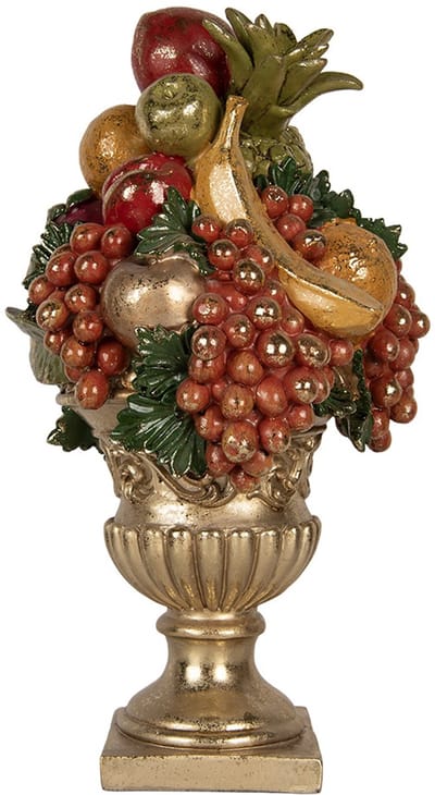 Clayre & Eef Decoratie Beeld 25x24x44 cm Goudkleurig Kunststof