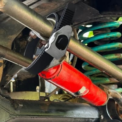 Zware Bevestigingsbanden - RVS Grip Sluiting - Veilig Vervoer - Verstelbaar & Herbruikbaar - 32cm Lengte - Zwart