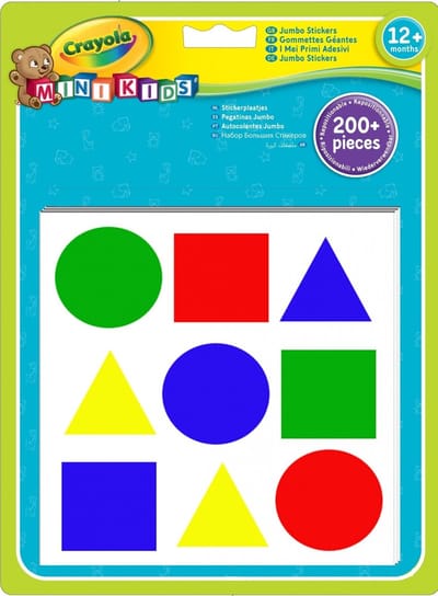 Crayola Mini Kids - Jumbo Stickers Vormen