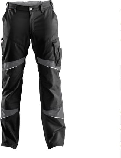 Kubler Activiq werkbroek hoog model 2350 - Zwart | Grijs - 64