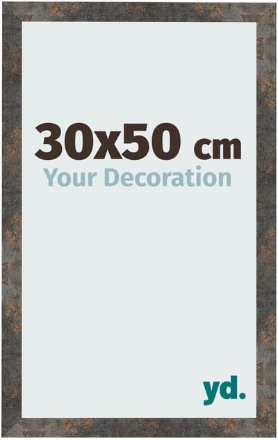 Your Decoration - Fotolijst 30x50 cm - MDF - Geoxideerd Metaal - Bologna