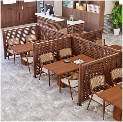 Houten Schutting - Privacy Scherm - Ruimte Indelen - Stabiele Steunvoet - 50x180cm - Houtkleur