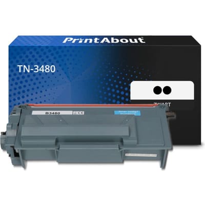 PrintAbout huismerk Toner TN-3480 Zwart Multipack Hoge capaciteit geschikt voor Brother