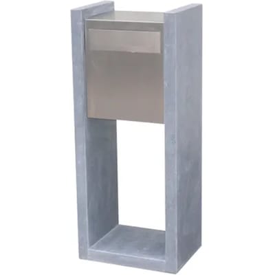 Staande Brievenbus Madrid - Natuursteen - Blauwe Hardsteen - 40x100x32cm