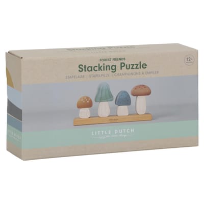 Little Dutch Stapelaar Paddenstoelen Forest Friends FSC Baby- en peuterspeelgoed Houten speelgoed