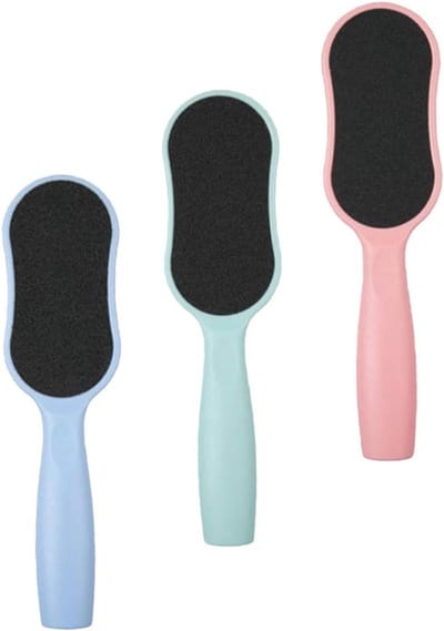 POPETPOP 3Pcs Voetslijpmachine Voetschraper Metalen Voet Scrubber Voor Voet Pedicure Tool Dode Huid Scrubber Voet Trimmer Scratchboard Tools Voet Dode Huid Remover Suite Abs