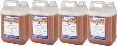 handzeep Orange 5 liter - set van 4 stuks - navulling - Voordeelverpakking