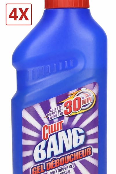 4 x Ontstopper gel Cillit Bang - Werkt in 30 minuten