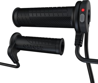 Oxford Handvatverwarming met ingebouwde bediening! - Hotgrips Touring - 5 standen regelbaar - warme handen op de motor - tot wel 45 graden