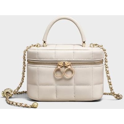 Tas Dames Zomer Leer Dames Tas Ketting Kleine Geur Crossbody Tas Hoogwaardige Kleine Tas white