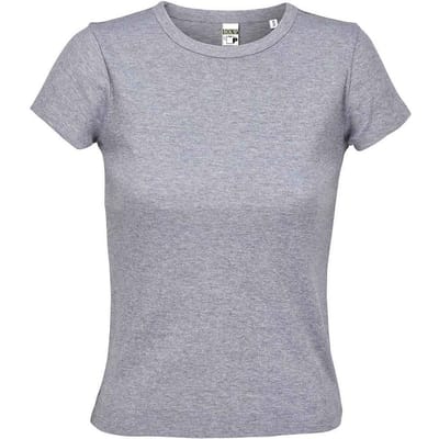 SOLS Dames Sara T-Shirt (Lichtgrijs Marl)