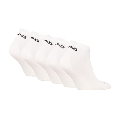 HEAD unisex 5P sneakersokken elements wit