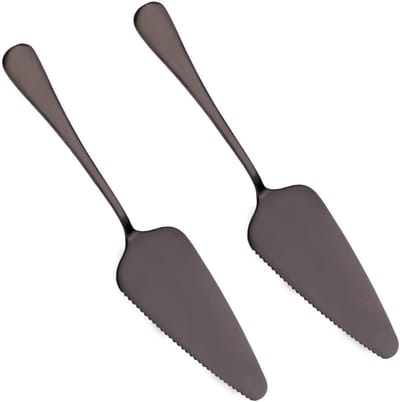 Set van 2 RVS Taartscheppen voor het Serveren van Taarten, Pizza en Kaas - Perfect voor Feesten en Restaurants