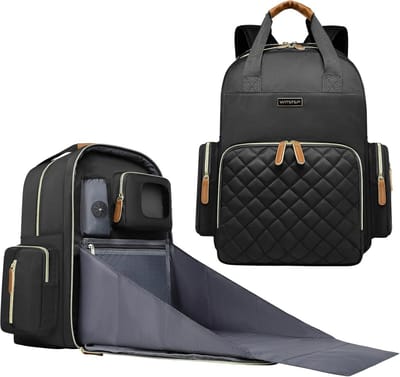 Luiertas Rugzak met Verschoonstation - Multifunctionele Organizer voor Babyspullen
