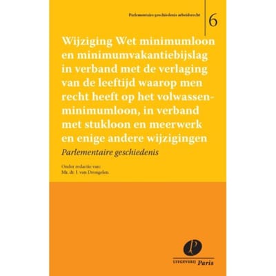 Wijziging Wet Minimumloon En Minimumvakantiebijsla G In Verband Met De Verlaging Van De Leeftijd