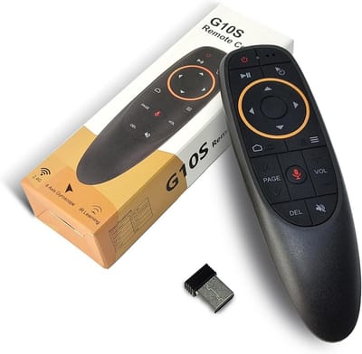 Draadloze Air Mouse Afstandsbediening met Spraakbediening en Gyroscoop - Geschikt voor Android TV Box en TV Stick