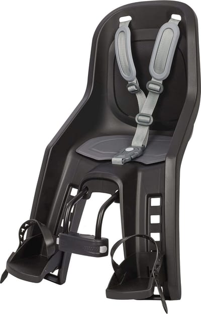 Polisport Bubbly Mini Plus Kinderzitje - Zwart/Donkergrijs