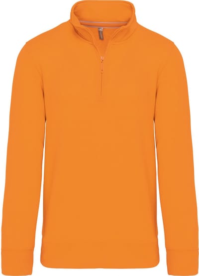Kariban Sweater met ritshals K487 - orange - 4XL
